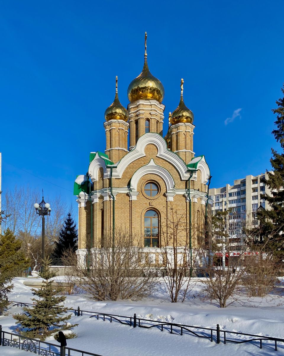 Омск. Церковь Иоанна Предтечи. фасады, Южный фасад