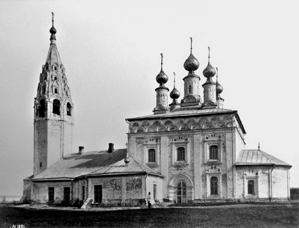 Церковь Преображения Господня, Чухлома (Чухломский район, Костромская область). архивная фотография, 1881—1896 год. Автор:И.Ф. Барщевский. с сайта https://pastvu.com/p/238383