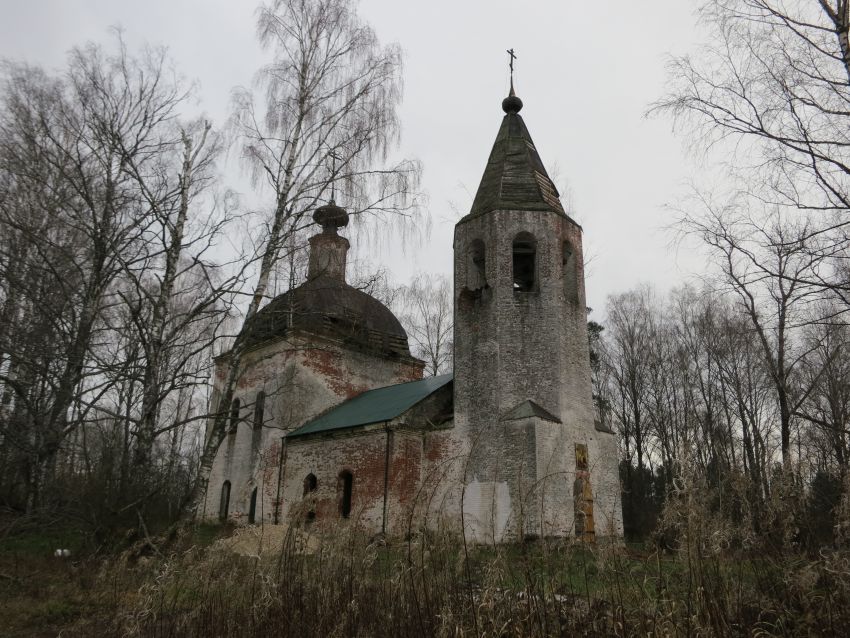 Алачино. Церковь Николая Чудотворца. фасады