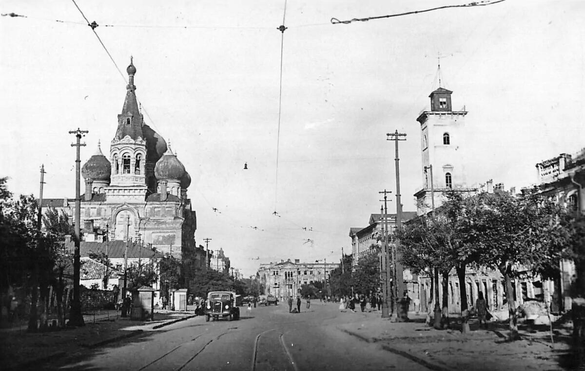 Фото 1941 г., архивная фотография. Пантелеимоновский мужской монастырь, Одесса (Одесский район, Украина, Одесская область)