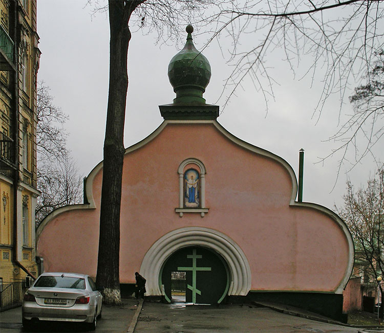 Покровский женский монастырь, Кудрявец (Шевченковский район, Украина, г. Киев). архитектурные детали, Ворота