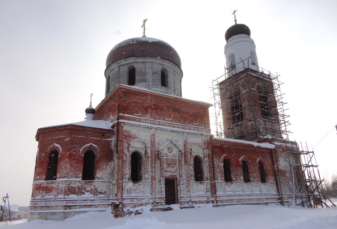 Церковь Преображения Господня, Кадницы (Кстовский район, Нижегородская область). документальные фотографии
