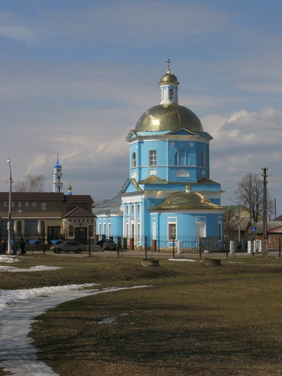 Кашира. Церковь Вознесения Господня. общий вид в ландшафте