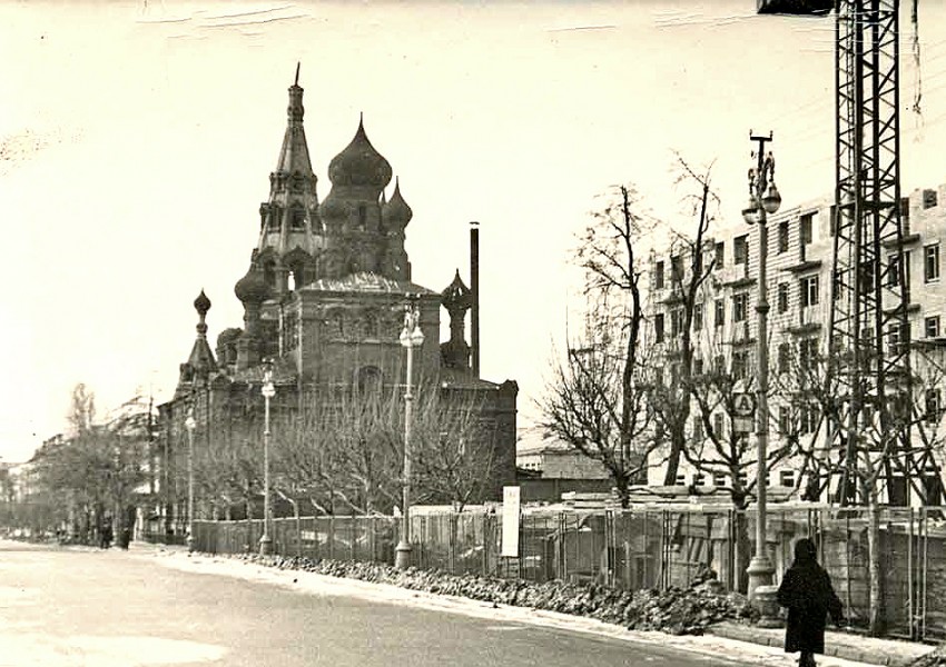 Церковь Вознесения Господня, Пермь (Пермь, город, Пермский край). архивная фотография, Фото 1972 года.