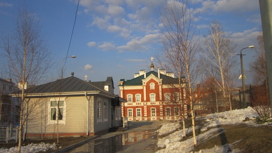 Успенский женский монастырь, Пермь (Пермь, город, Пермский край). фасады, Церковь св Иоанна Богослова и трапезная