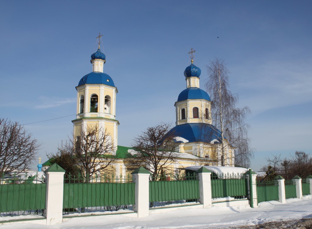Ясенево. Церковь Петра и Павла. фасады, Вид с юго-запада