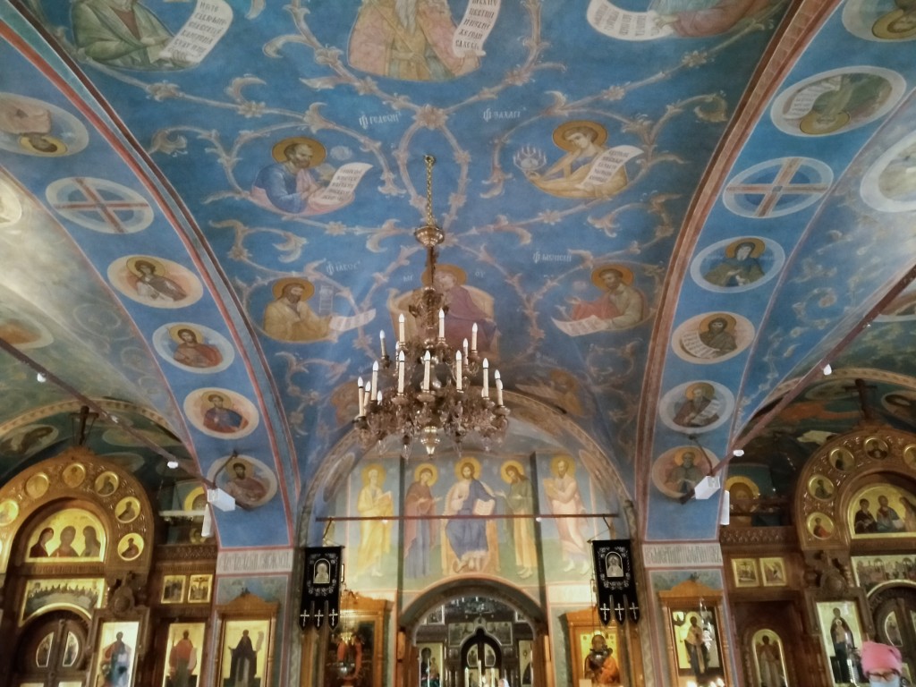 Ясенево. Церковь Петра и Павла. интерьер и убранство, потолочная роспись