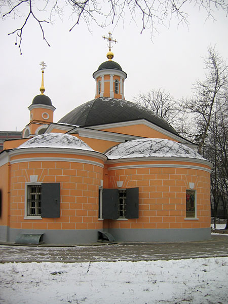 Левобережный. Церковь Космы и Дамиана в Космодемьянском. фасады, 		      