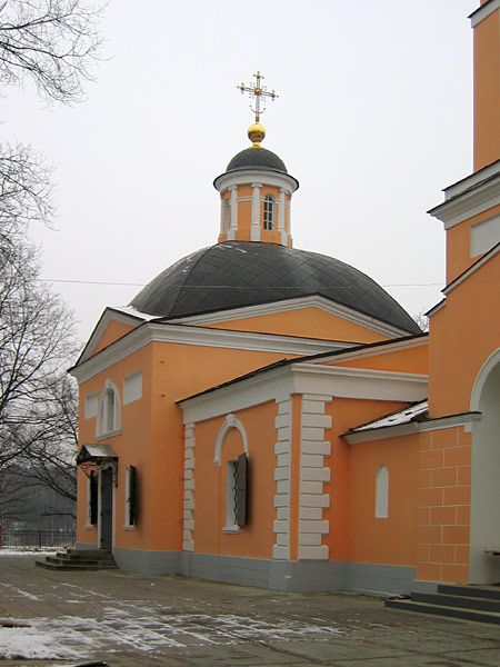 Левобережный. Церковь Космы и Дамиана в Космодемьянском. фасады, 		      