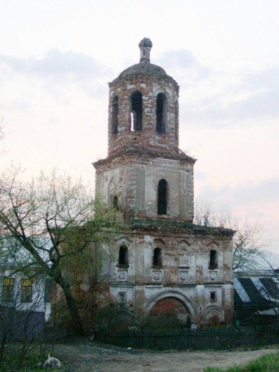 Серпухов. Распятский монастырь. фасады, вид на колокольню с востока