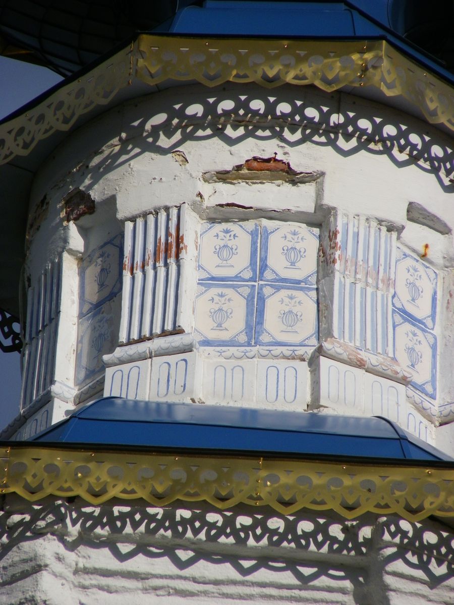 Барабан, архитектурные детали. Церковь иконы Божией Матери "Знамение", Суздаль (Суздальский район, Владимирская область)