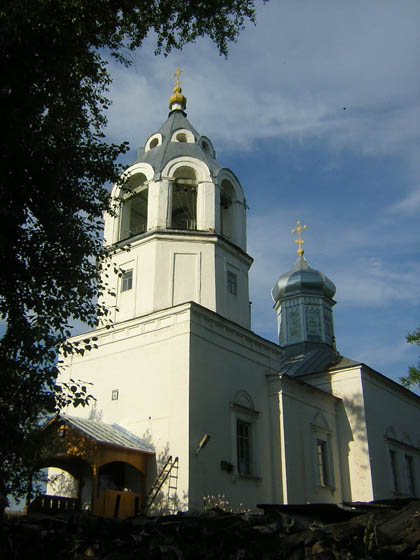 Церковь Сретения Господня, Романово (Усольский район, Пермский край). фасады