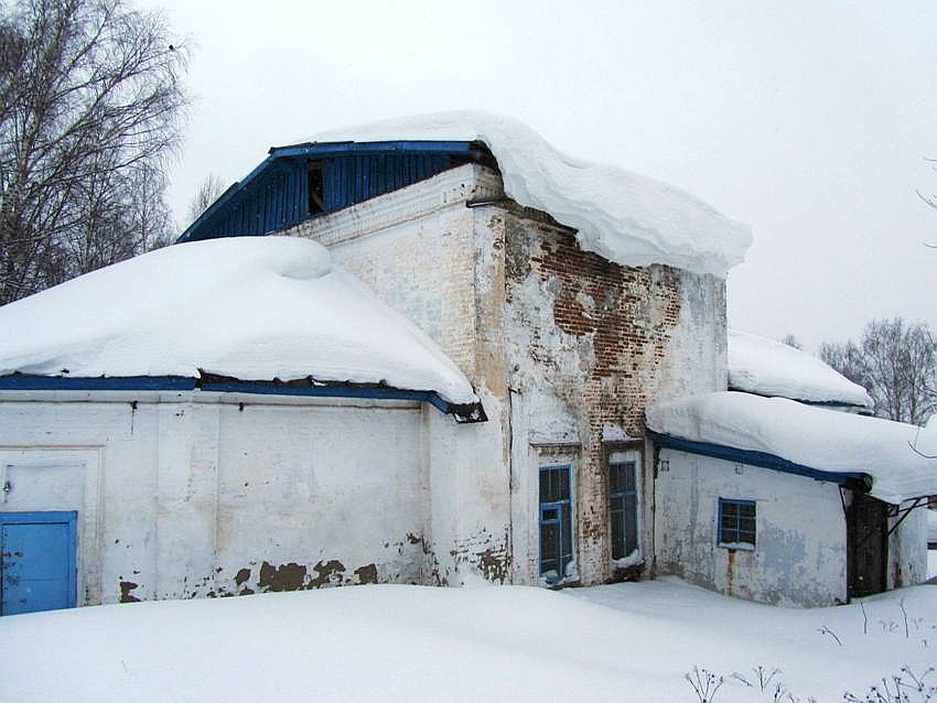 Церковь Богоявления Господня, Ныроб (Чердынский район, Пермский край). фасады, северный фасад