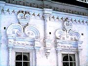 Церковь Николая Чудотворца, декор трапезной, южный фасад, Ныроб, Чердынский район, Пермский край
