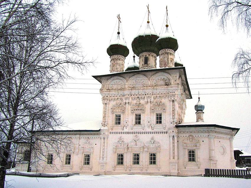 Церковь Николая Чудотворца, Ныроб (Чердынский район, Пермский край). фасады, южный фасад