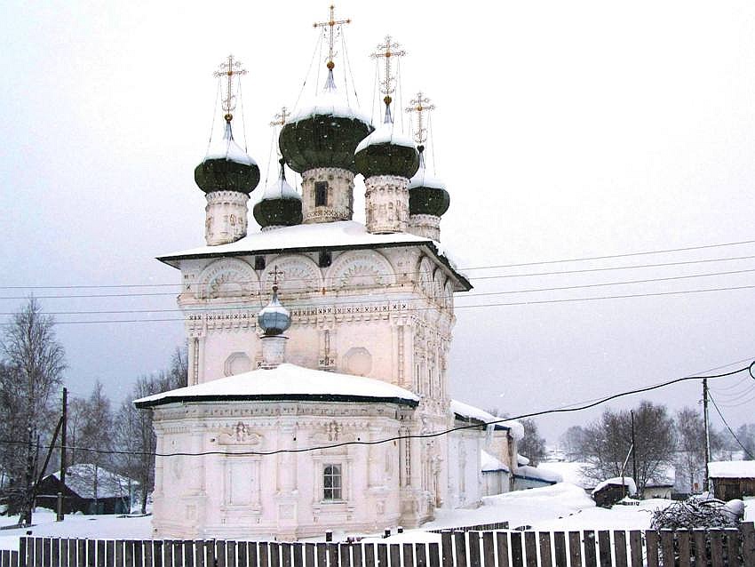 Церковь Николая Чудотворца, Ныроб (Чердынский район, Пермский край). фасады, восточный фасад