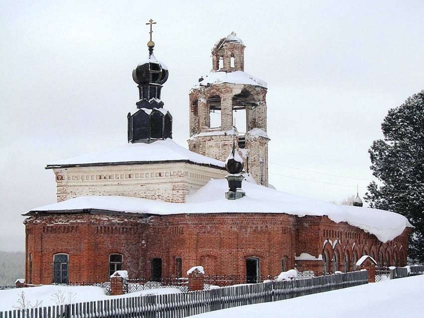 Церковь Рождества Христова, Искор (Чердынский район, Пермский край). фасады, вид с северо-востока
