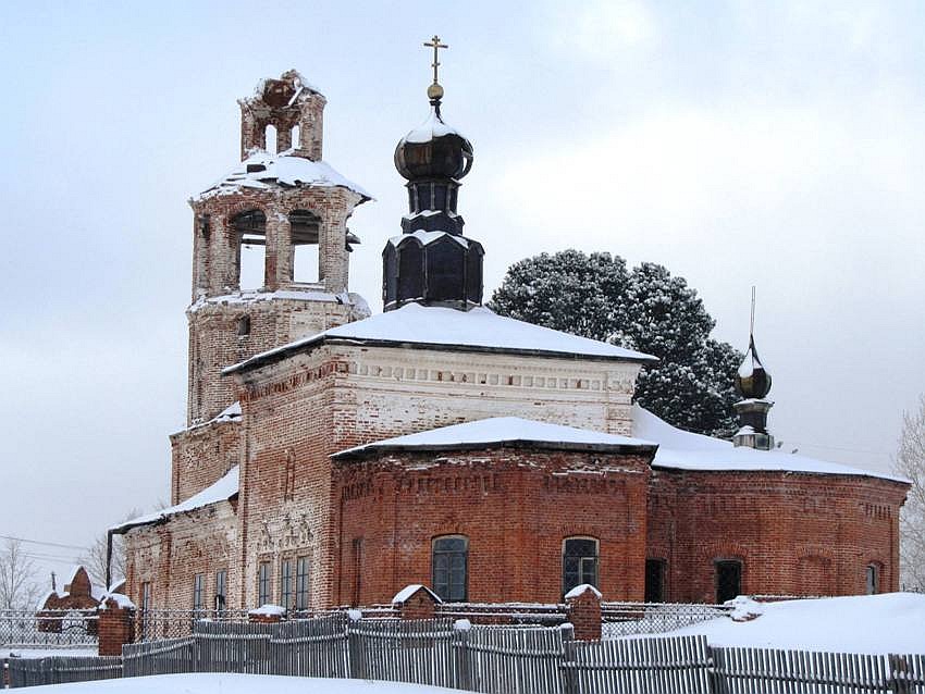 Церковь Рождества Христова, Искор (Чердынский район, Пермский край). фасады, вид с юго-востока