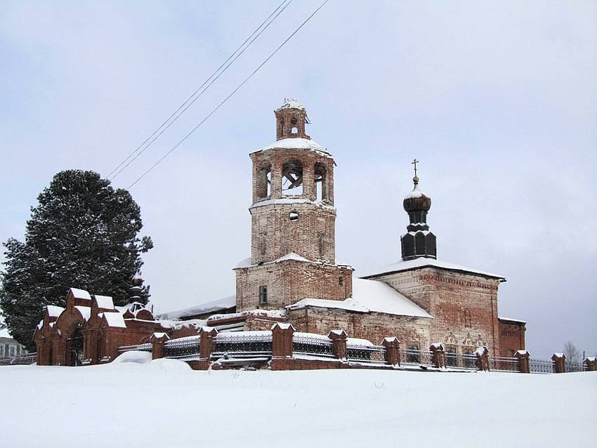 Искор. Церковь Рождества Христова. фасады, вид с юго-запада