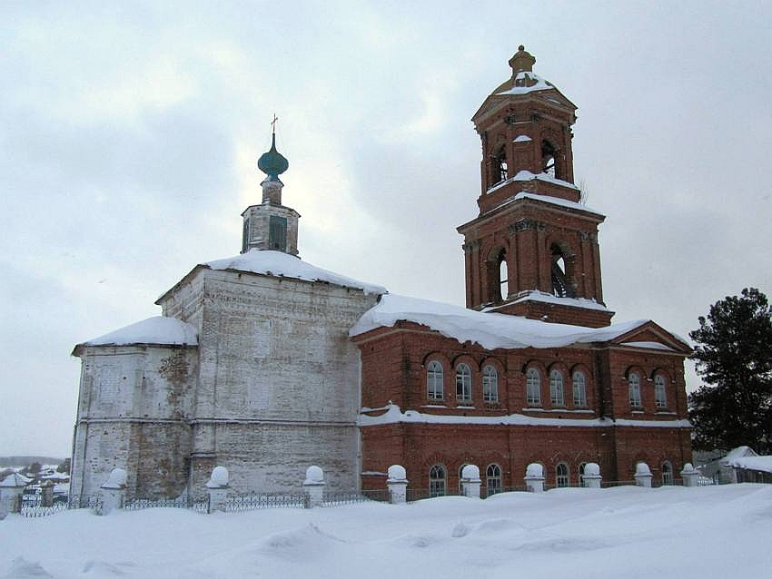 Церковь Троицы Живоначальной, Вильгорт (Чердынский район, Пермский край). фасады, северный фасад