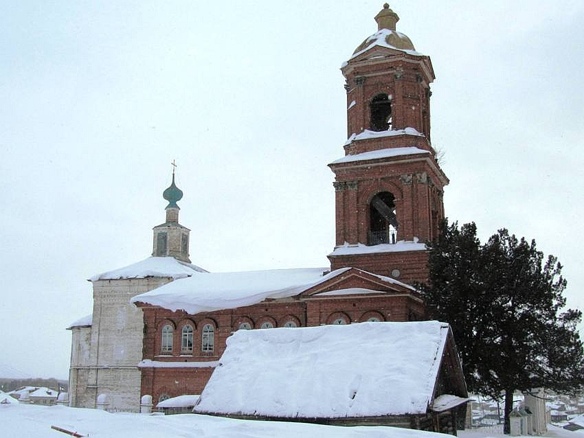 Вильгорт. Церковь Троицы Живоначальной. фасады, вид с северо-запада