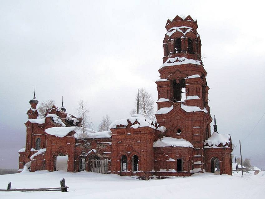 Покча. Церковь Благовещения Пресвятой Богородицы. фасады, северный фасад