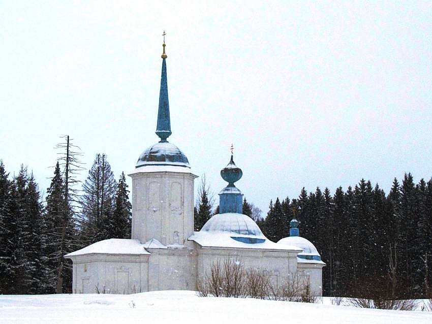 Церковь Всех Святых, Чердынь (Чердынский район, Пермский край). фасады, южный фасад