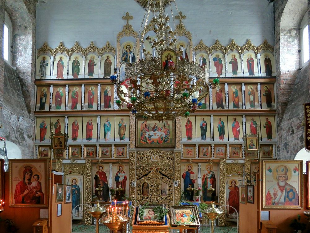 Ныроб. Церковь Николая Чудотворца. интерьер и убранство