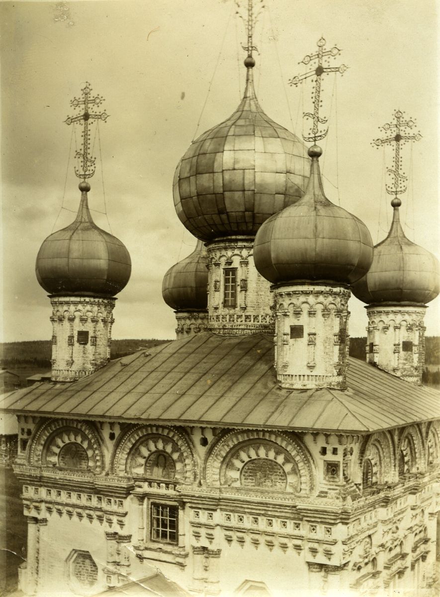 Ныроб. Церковь Николая Чудотворца. архивная фотография, Фотография фасада, выполненная в 1914 году.