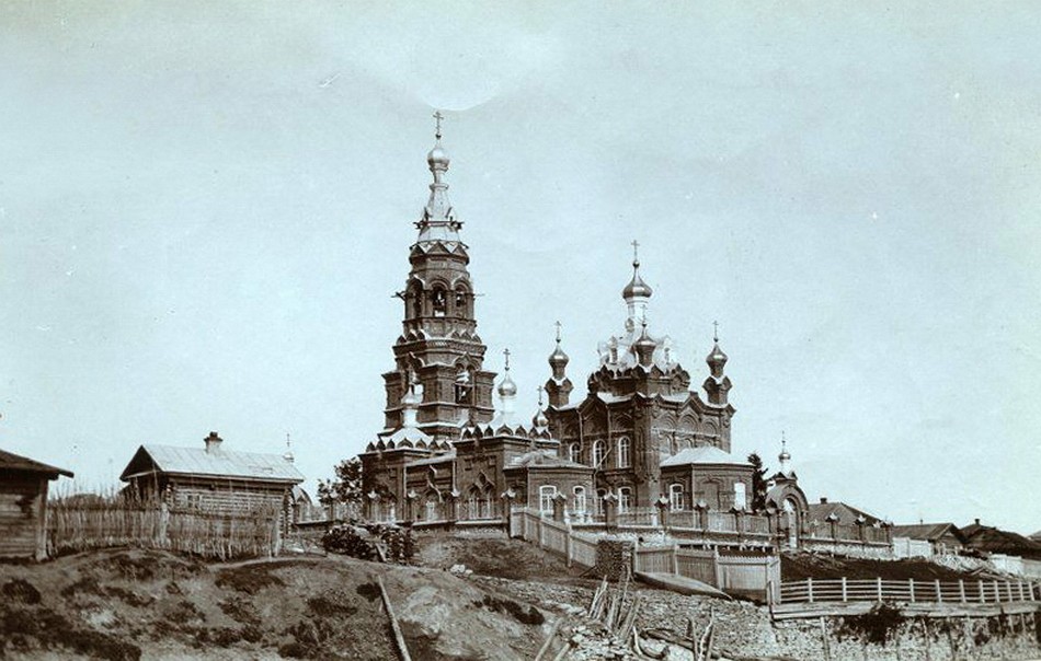 Церковь Благовещения Пресвятой Богородицы, Покча (Чердынский район, Пермский край). архивная фотография, Государственный Архив Пермского края, Ф.505.Оп.1.Д.187.