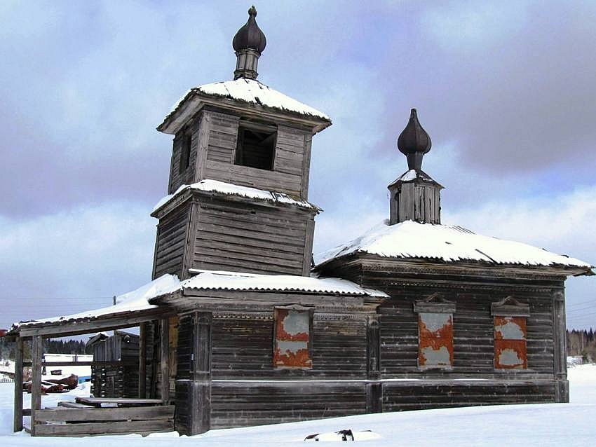 Часовня Петра и Павла, Корнино (Чердынский район, Пермский край). фасады, южный фасад