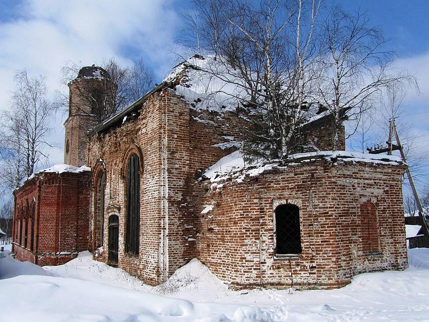 Церковь Илии Пророка, Пянтег (Чердынский район, Пермский край). фасады, вид с востока