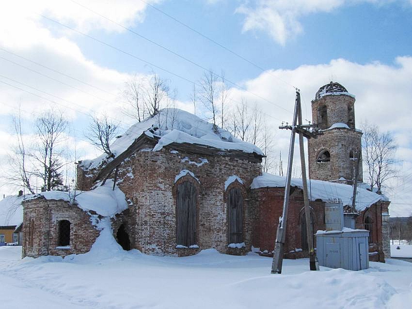 Церковь Илии Пророка, Пянтег (Чердынский район, Пермский край). фасады, вид с северо-востока