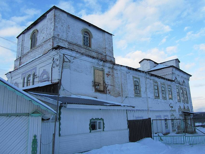 Чердынь. Церковь Богоявления Господня. фасады, вид с юго-запада