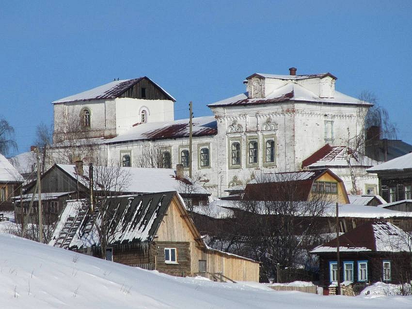 Церковь Богоявления Господня, Чердынь (Чердынский район, Пермский край). фасады, вид с юго-востока