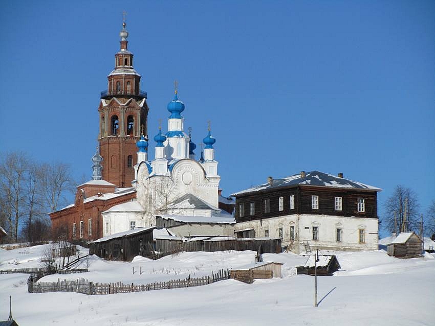 Собор Воскресения Христова, Чердынь (Чердынский район, Пермский край). фасады, вид с юго-востока