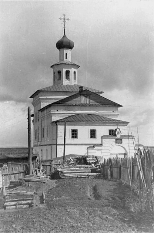 Чердынь. Чердынский Иоанно-Богословский мужской монастырь. Церковь Иоанна Богослова. архивная фотография, Вид с запада. Паспорт ОКН https://okn-mk.mkrf.ru/maps/show/id/890