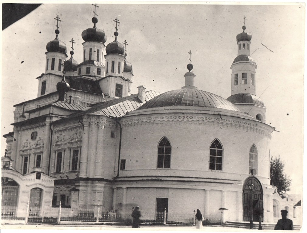 Усолье. Спасо-Преображенский женский монастырь. Собор Спаса Преображения. архивная фотография, 1900—1917 год. с сайта https://pastvu.com/p/219534