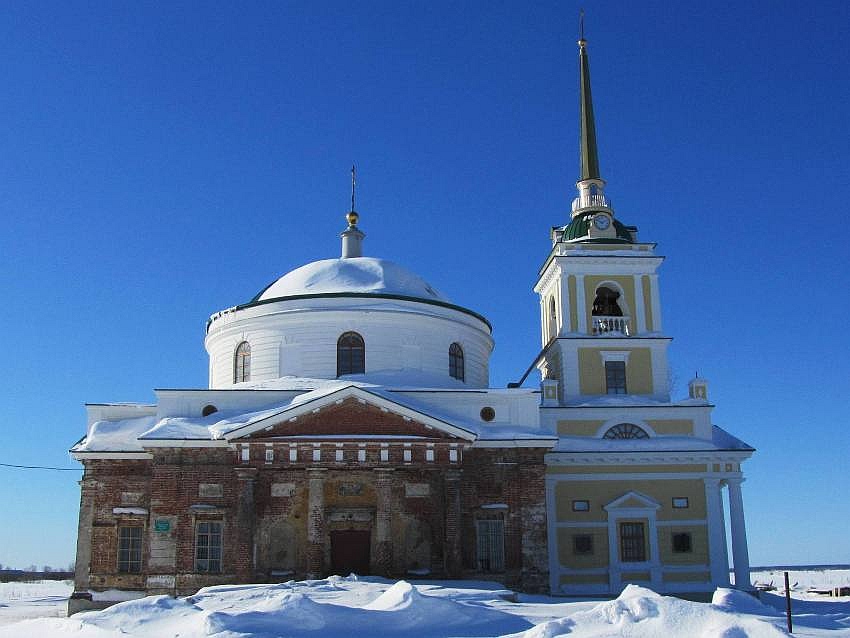 Усолье. Церковь Николая Чудотворца. фасады, северный фасад