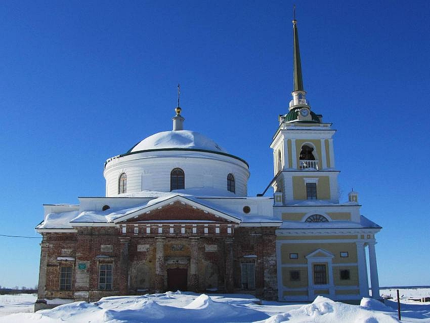 Церковь Николая Чудотворца, Усолье (Усольский район, Пермский край). фасады, северный фасад