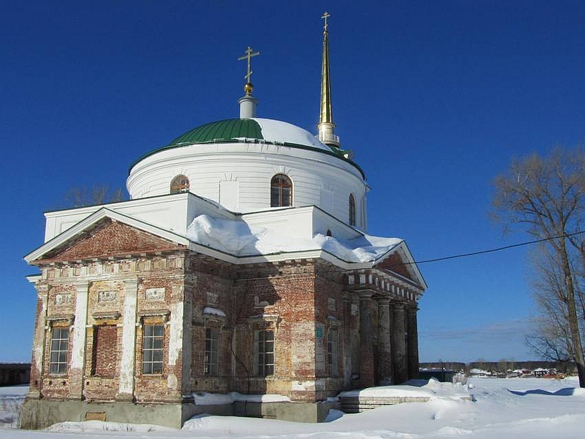 Церковь Николая Чудотворца, Усолье (Усольский район, Пермский край). фасады, вид с северо-востока