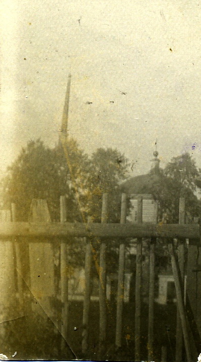 Церковь Николая Чудотворца, Усолье (Усольский район, Пермский край). общий вид в ландшафте, Фото моего отца Бориса Антипина. 1930г 