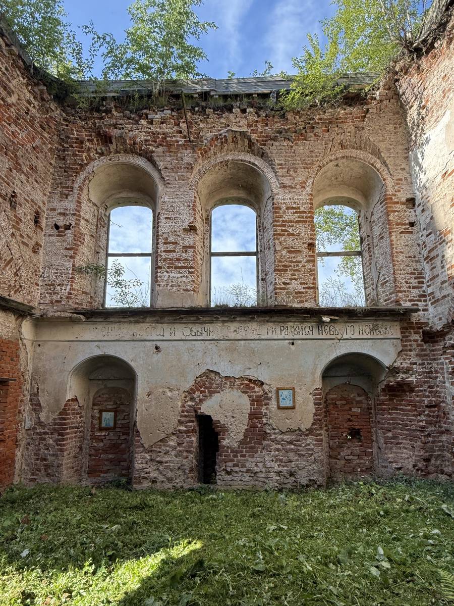 Церковь Владимирской иконы Божией Матери, Усолье (Усольский район, Пермский край). интерьер и убранство, Фреска 