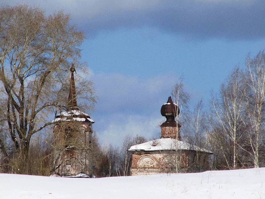 Пыскор. Церковь Николая Чудотворца. фасады, вид с юга