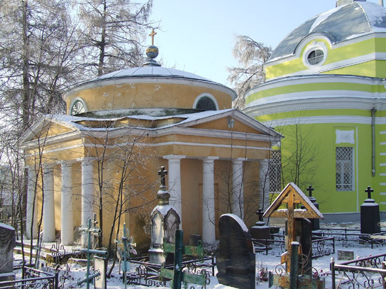 Часовня-усыпальница С.П. Румянцева, Павлино (Балашихинский городской округ и г. Реутов, Московская область). фасады