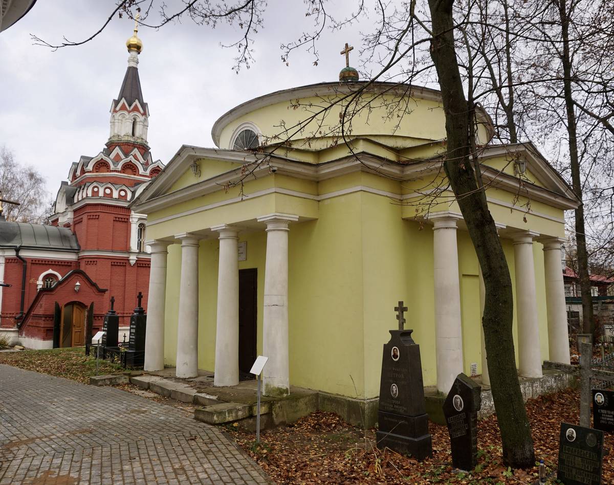 Часовня-усыпальница С.П. Румянцева, Павлино (Балашихинский городской округ и г. Реутов, Московская область). фасады