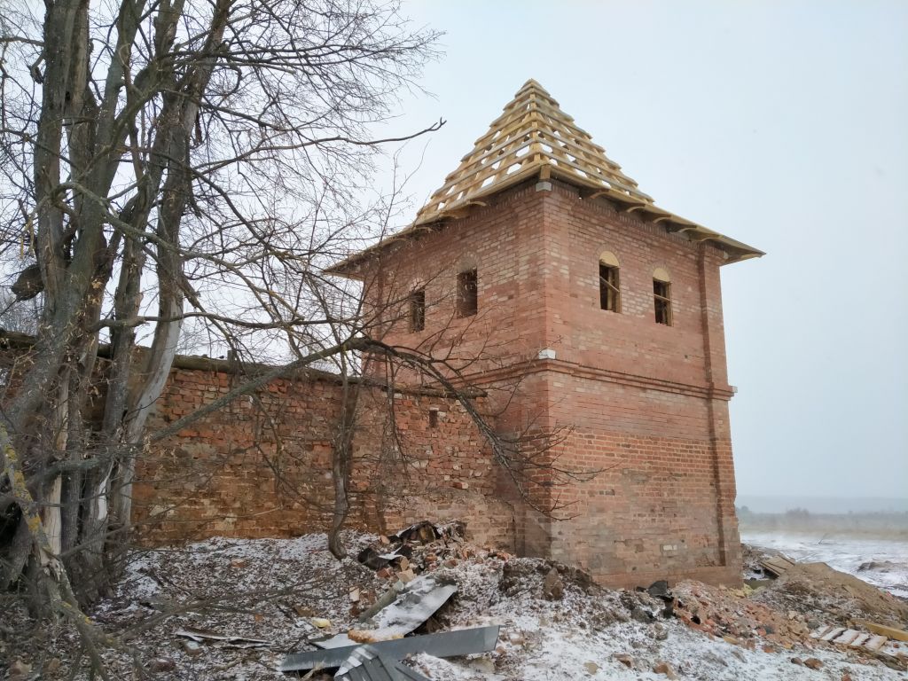 Доброе. Покровский Добрый мужской монастырь. дополнительная информация, сохранившаяся историческая часть стены