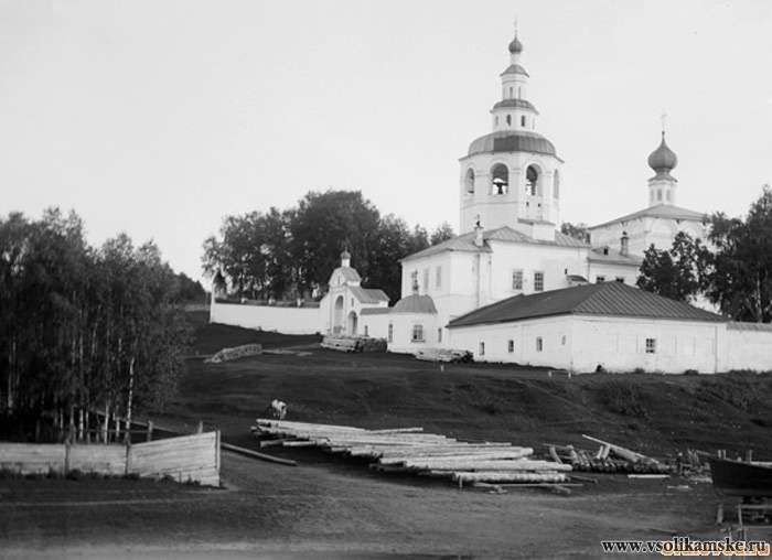Вознесенский Троицкий монастырь, Соликамск (Соликамский район и г. Соликамск, Пермский край). архивная фотография, Фото Троицкого монастыря в нач. ХХ века.