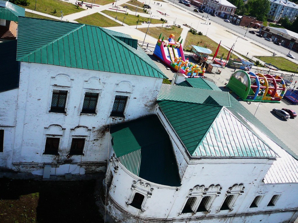 Церковь Воскресения Христова, Соликамск (Соликамский район и г. Соликамск, Пермский край). дополнительная информация, Фото со смотровой площадки Соборной колокольни