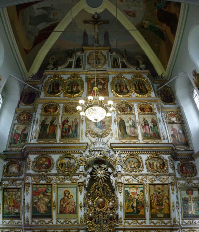 Соликамск. Церковь Богоявления Господня. интерьер и убранство, панорамная съёмка